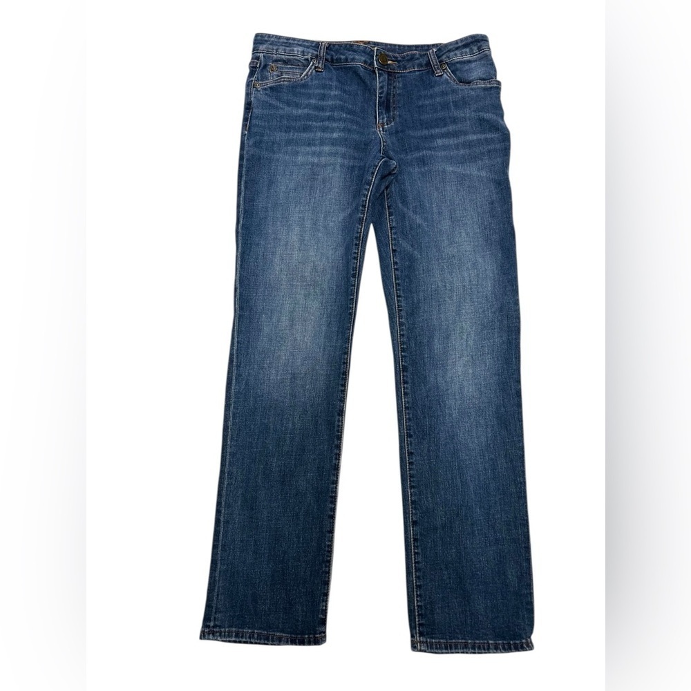 Jaclyn Smith Women's Blue Straight Leg Jeans